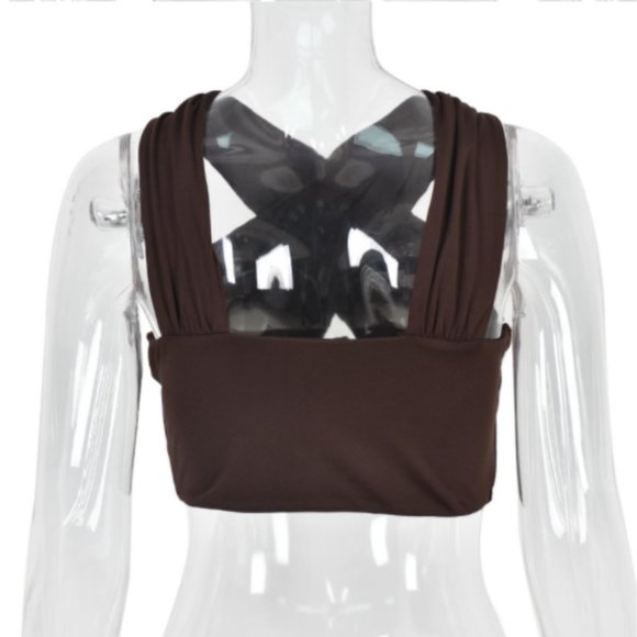 Gray Snake Skin Bra Top - Picture 2 of 5